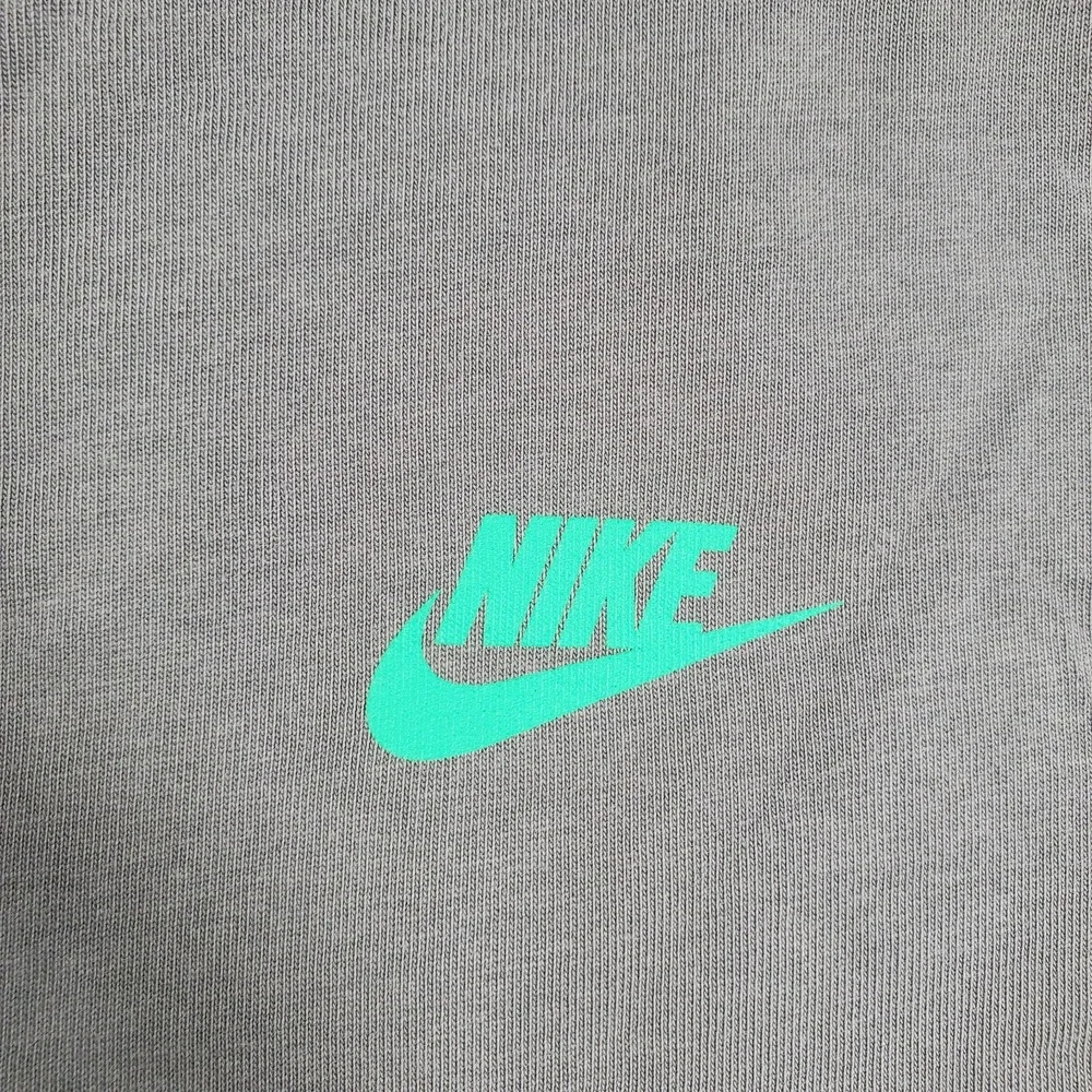 2013 Nike Long Sleeve T shirt Grey‎ Embroidered Swoosh Men's Large